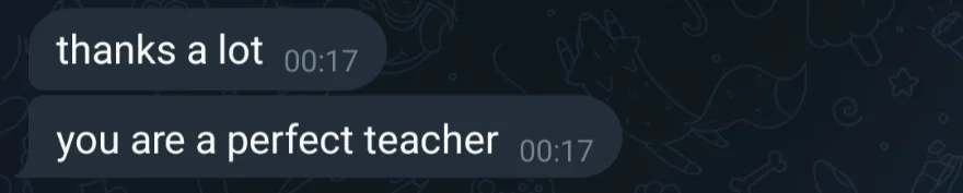 Отзыв студента